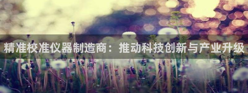 天宏娱乐董叔：精准校准仪器制造商：推动科技创新与产业升级