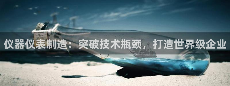 天宏娱乐总店：仪器仪表制造：突破技术瓶颈，打造世界级企业