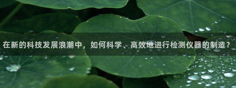 天宏娱乐金叔：在新的科技发展浪潮中，如何科学、高效地进行检测