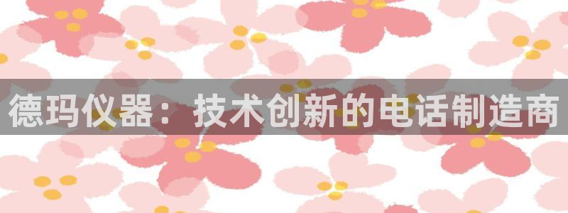 天宏娱乐怎样赚钱的啊：德玛仪器：技术创新的电话制造商