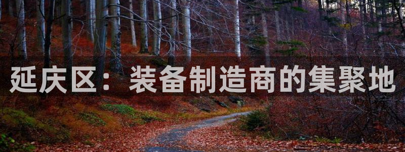 天宏娱乐关先生：延庆区：装备制造商的集聚地